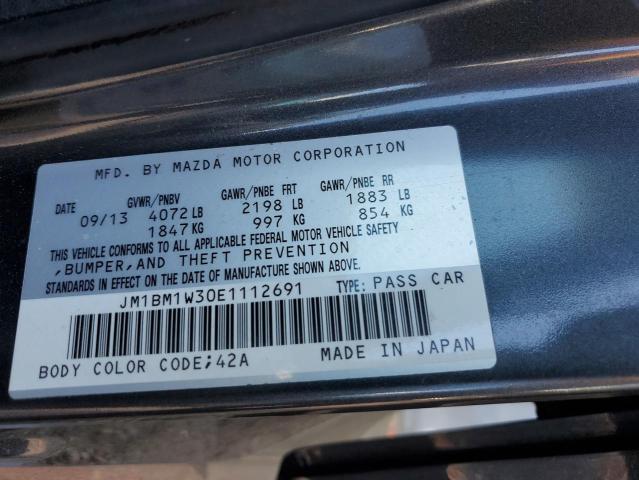 Photo 12 VIN: JM1BM1W30E1112691 - MAZDA 3 