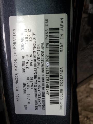 Photo 11 VIN: JM1BM1W31E1169062 - MAZDA 3 