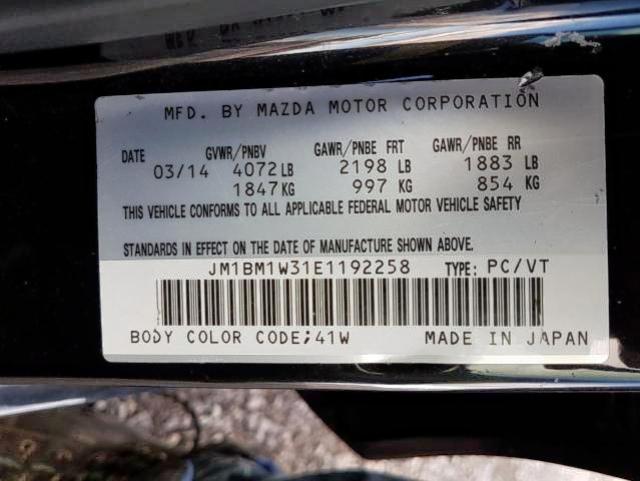 Photo 8 VIN: JM1BM1W31E1192258 - MAZDA 3 GRAND TO 