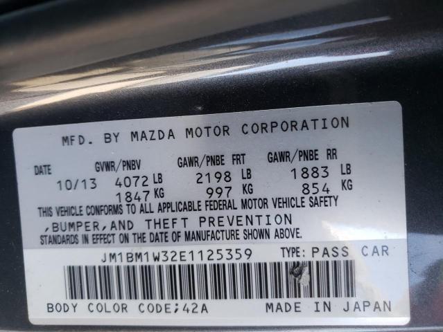 Photo 11 VIN: JM1BM1W32E1125359 - MAZDA 3 GRAND TO 