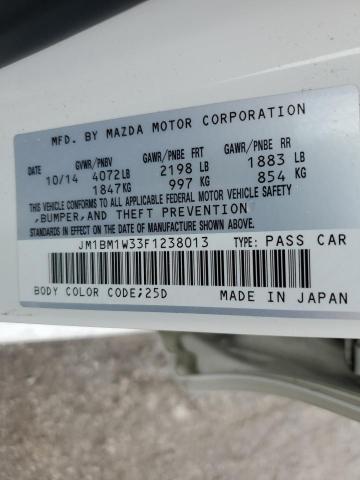 Photo 11 VIN: JM1BM1W33F1238013 - MAZDA 3 