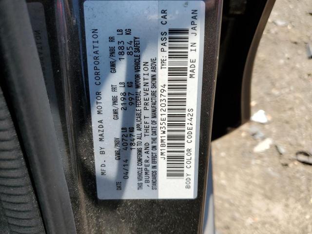 Photo 11 VIN: JM1BM1W35E1203794 - MAZDA 3 