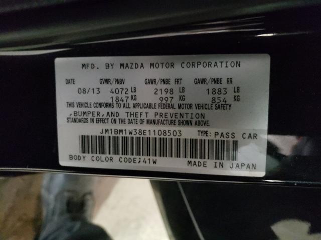 Photo 9 VIN: JM1BM1W38E1108503 - MAZDA 3 