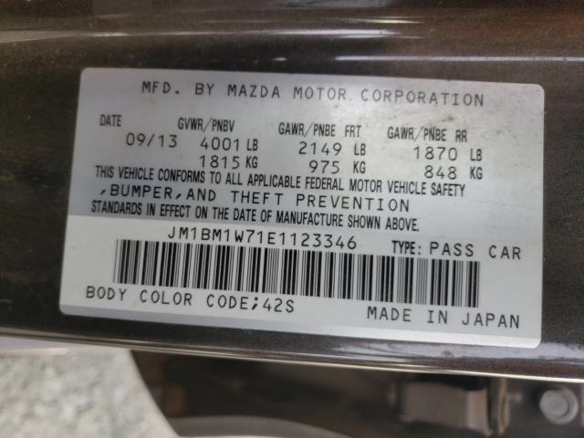 Photo 9 VIN: JM1BM1W71E1123346 - MAZDA 3 GRAND TO 