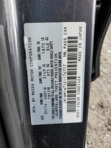 Photo 11 VIN: JM1BM1W71E1176757 - MAZDA 3 