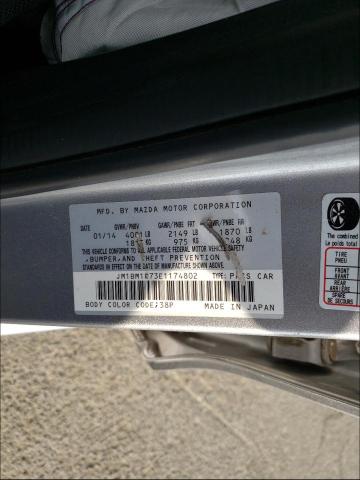 Photo 9 VIN: JM1BM1W73E1174802 - MAZDA 3 GRAND TO 