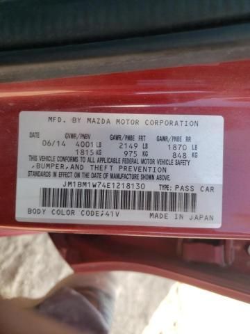 Photo 9 VIN: JM1BM1W74E1218130 - MAZDA 3 GRAND TO 