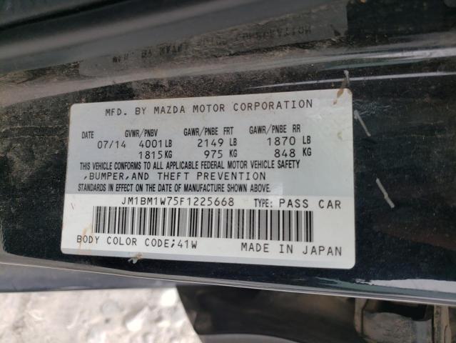 Photo 9 VIN: JM1BM1W75F1225668 - MAZDA 3 GRAND TO 