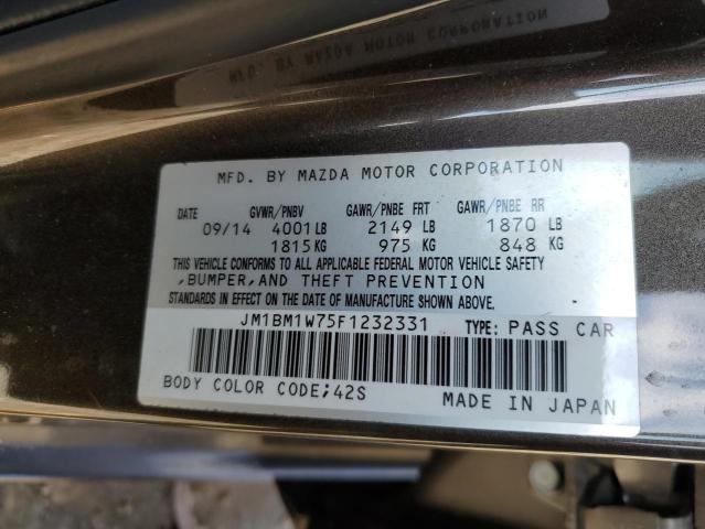 Photo 11 VIN: JM1BM1W75F1232331 - MAZDA 3 GRAND TO 