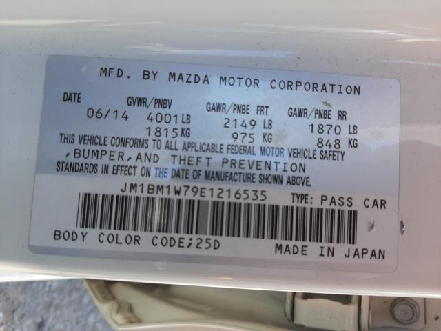 Photo 9 VIN: JM1BM1W79E1216535 - MAZDA 3 GRAND TO 