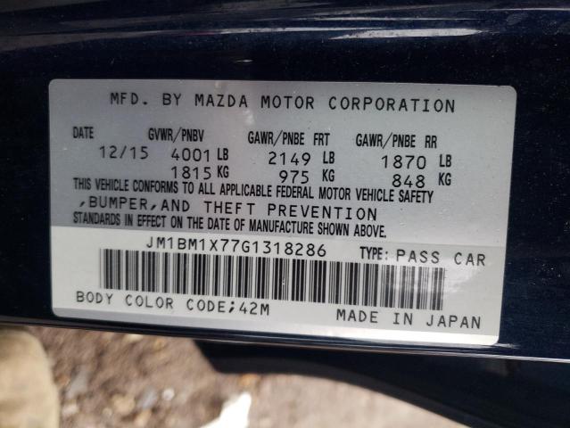 Photo 11 VIN: JM1BM1X77G1318286 - MAZDA 3 GRAND TO 