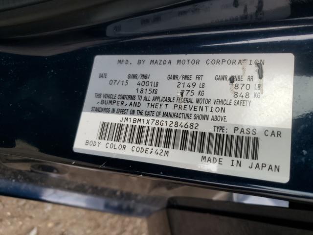 Photo 9 VIN: JM1BM1X78G1284682 - MAZDA 3 