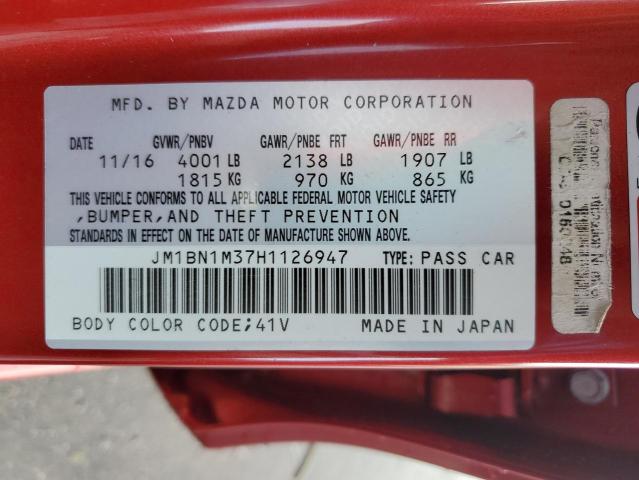 Photo 11 VIN: JM1BN1M37H1126947 - MAZDA 3 GRAND TO 