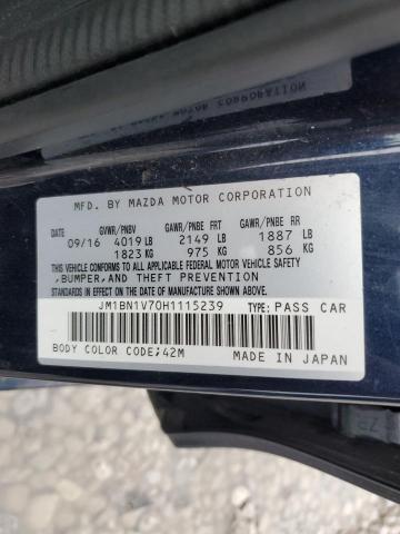 Photo 11 VIN: JM1BN1V70H1115239 - MAZDA 3 TOURING 