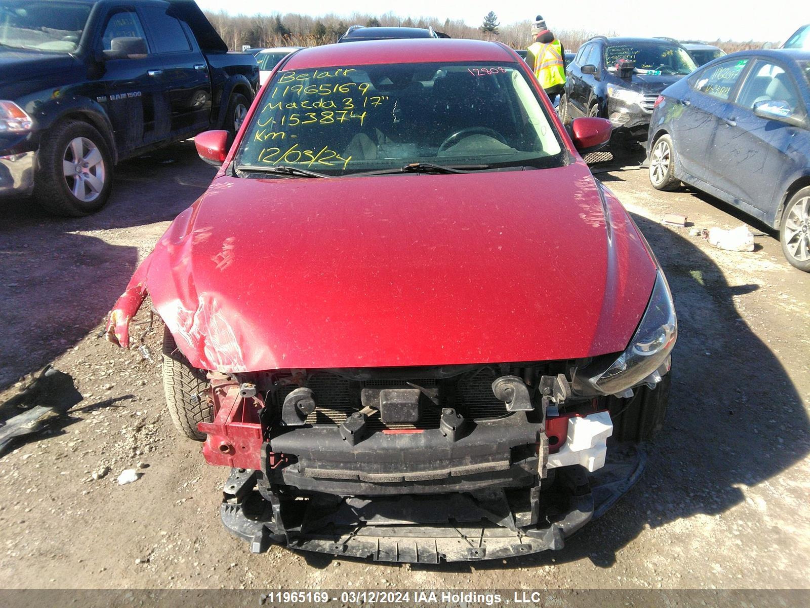 Photo 11 VIN: JM1BN1V77H1153874 - MAZDA 3 