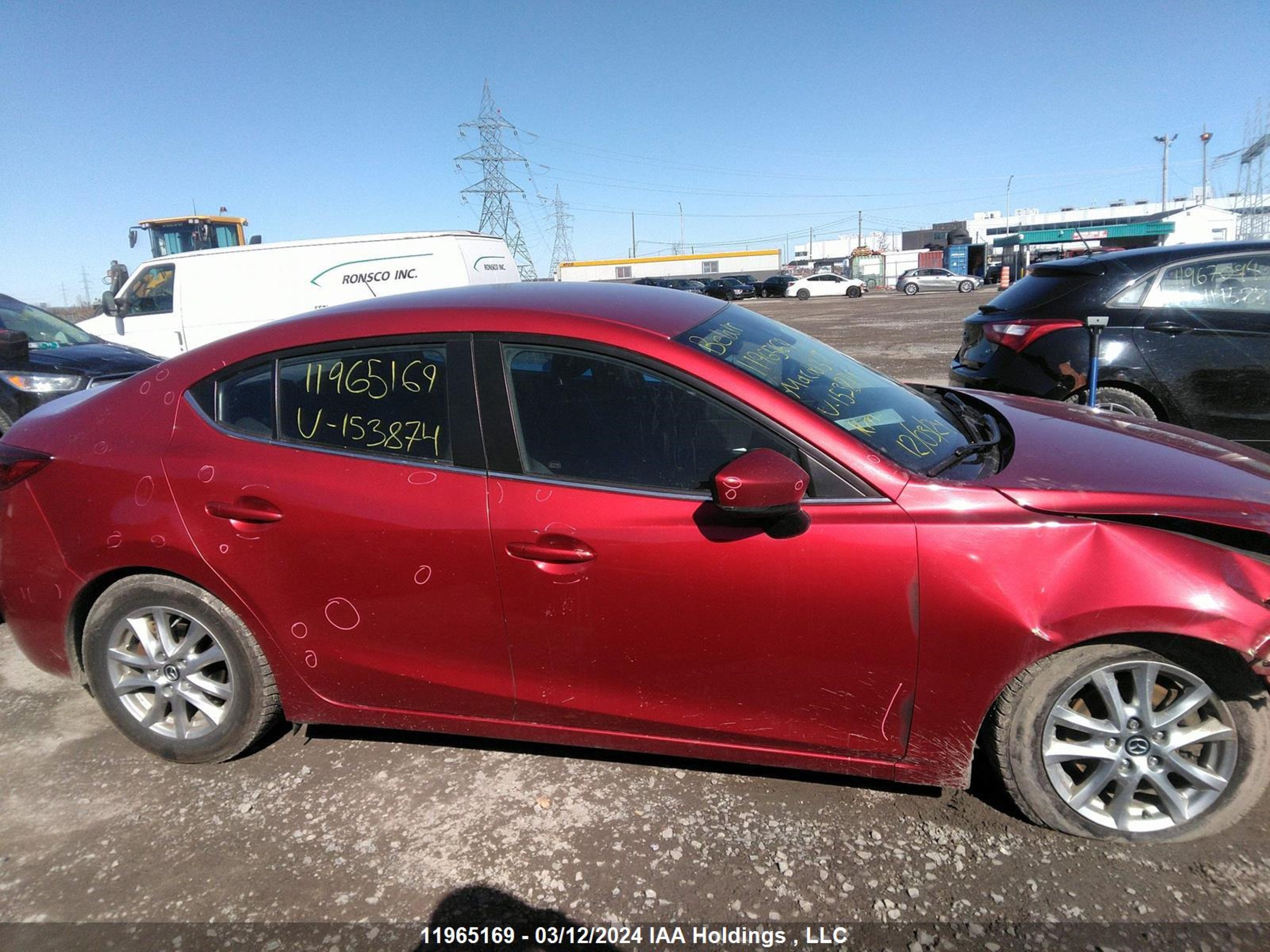 Photo 12 VIN: JM1BN1V77H1153874 - MAZDA 3 