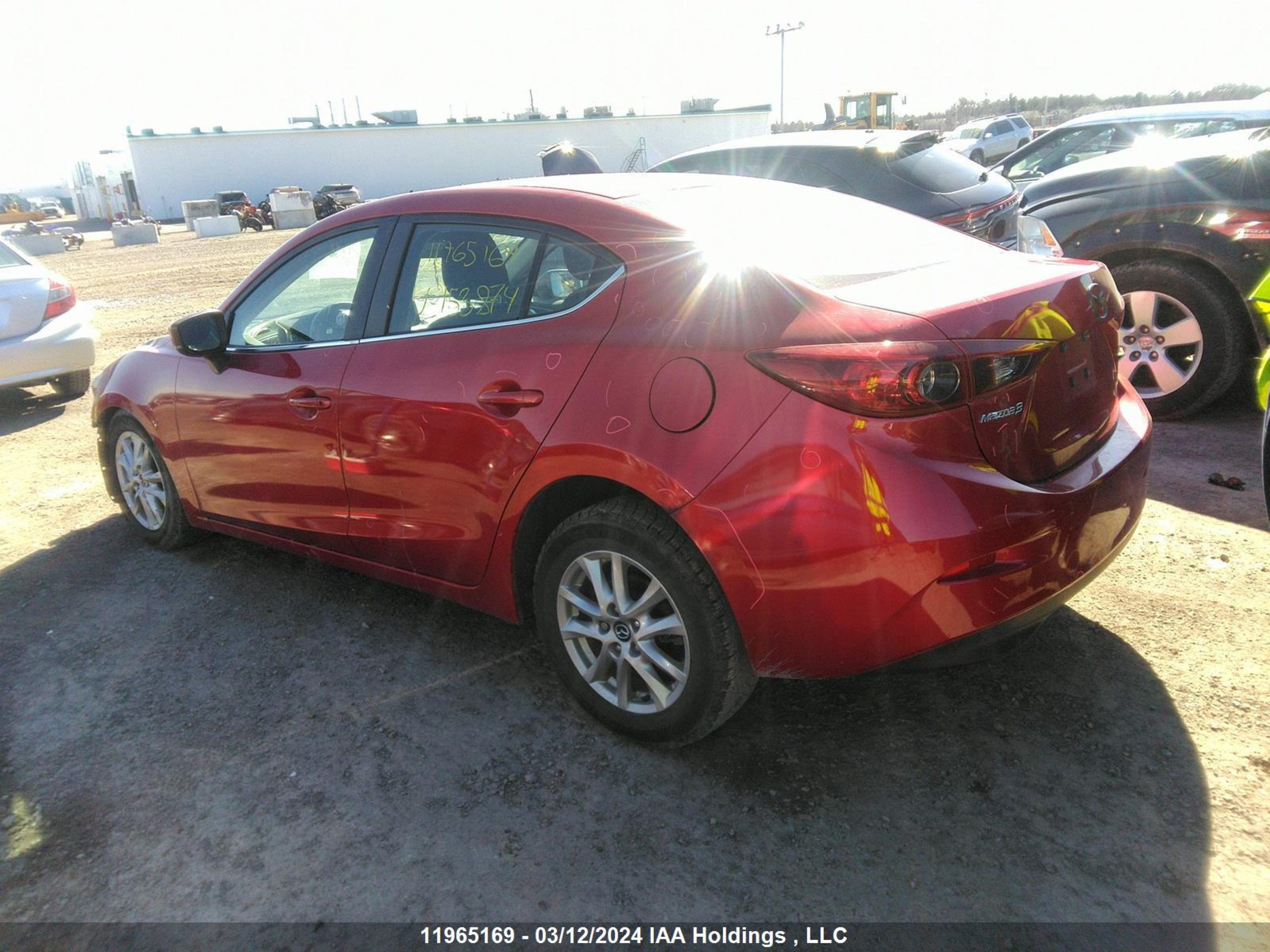 Photo 2 VIN: JM1BN1V77H1153874 - MAZDA 3 