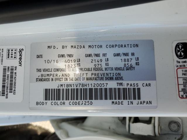 Photo 11 VIN: JM1BN1V78H1120057 - MAZDA 3 