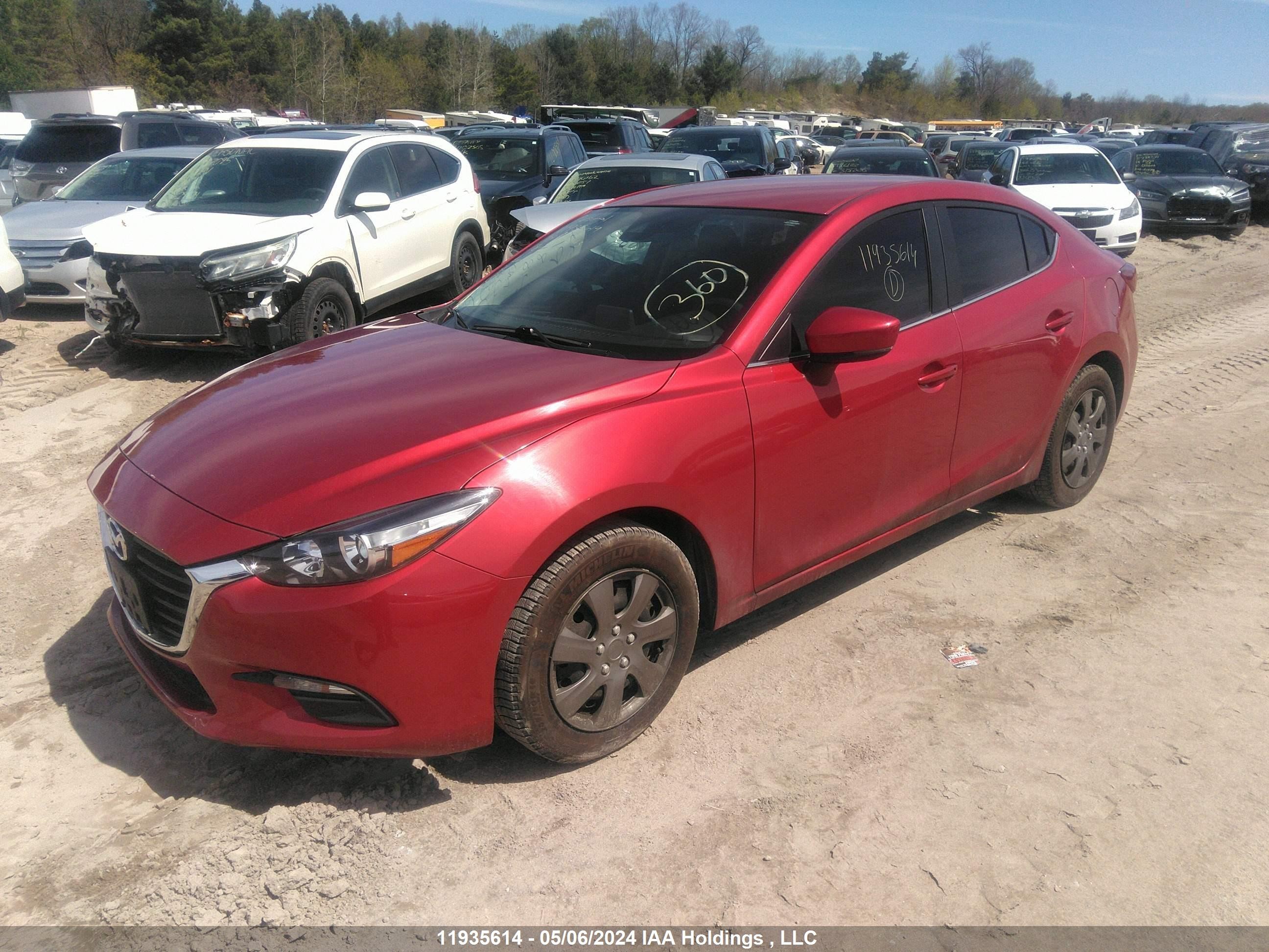 Photo 1 VIN: JM1BN1V78J1184587 - MAZDA 3 