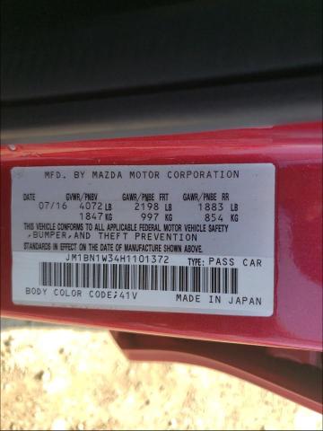 Photo 9 VIN: JM1BN1W34H1101372 - MAZDA 3 GRAND TO 