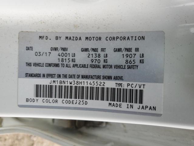 Photo 11 VIN: JM1BN1W38H1145522 - MAZDA 3 