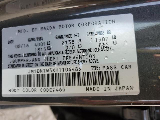 Photo 11 VIN: JM1BN1W3XH1104485 - MAZDA 3 GRAND TO 