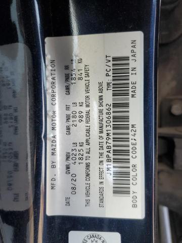 Photo 11 VIN: JM1BPAB79M1306862 - MAZDA 3 SELECT 