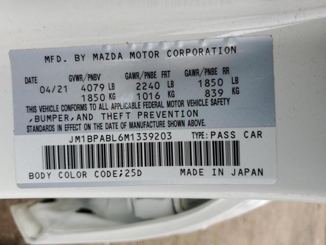 Photo 11 VIN: JM1BPABL6M1339203 - MAZDA 3 SELECT 