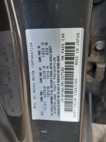 Photo 11 VIN: JM1BPABL9N1507580 - MAZDA 3 SELECT 