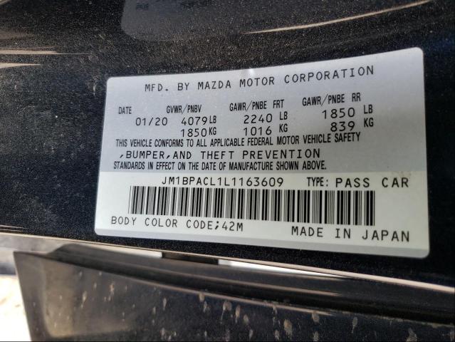 Photo 9 VIN: JM1BPACL1L1163609 - MAZDA 3 SELECT 