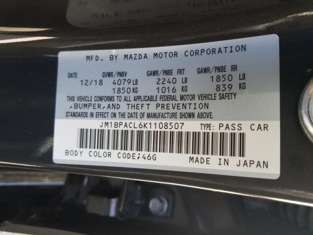 Photo 9 VIN: JM1BPACL6K1108507 - MAZDA 3 PREFERRE 