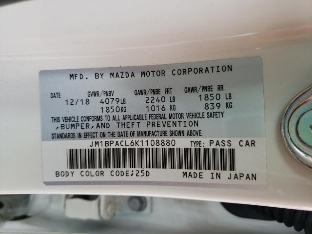 Photo 9 VIN: JM1BPACL6K1108880 - MAZDA 3 PREFERRE 