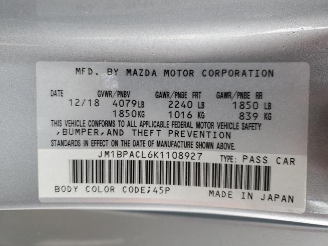 Photo 11 VIN: JM1BPACL6K1108927 - MAZDA 3 