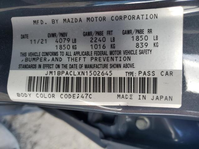 Photo 11 VIN: JM1BPACLXN1502645 - MAZDA 3 