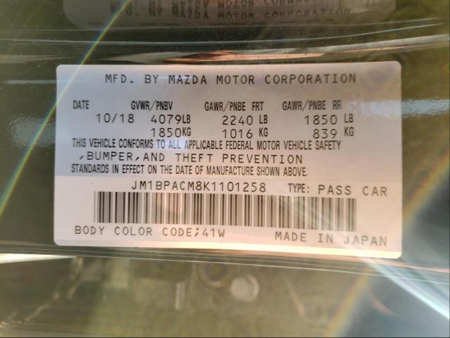 Photo 9 VIN: JM1BPACM8K1101258 - MAZDA 3 PREFERRE 