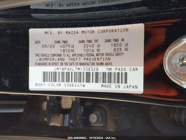 Photo 8 VIN: JM1BPADL7M1308328 - MAZDA MAZDA3 