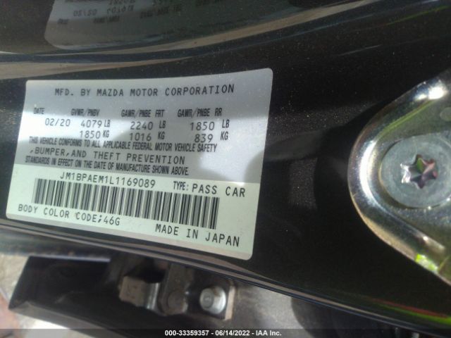 Photo 8 VIN: JM1BPAEM1L1169089 - MAZDA 3 SEDAN 