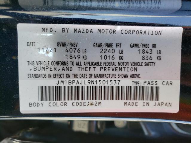 Photo 11 VIN: JM1BPAJL9N1501537 - MAZDA 3 