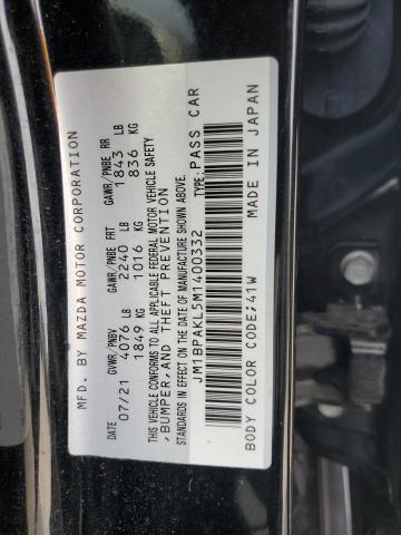 Photo 11 VIN: JM1BPAKL5M1400332 - MAZDA 3 SELECT 