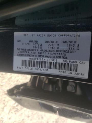 Photo 9 VIN: JM1BPAKL7M1321812 - MAZDA 3 SELECT 