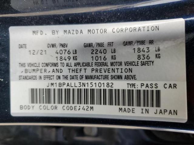 Photo 11 VIN: JM1BPALL3N1510182 - MAZDA 3 PREFERRE 