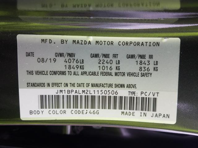 Photo 9 VIN: JM1BPALM2L1150506 - MAZDA 3 