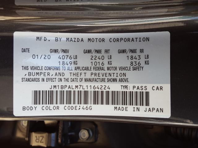 Photo 9 VIN: JM1BPALM7L1164224 - MAZDA 3 