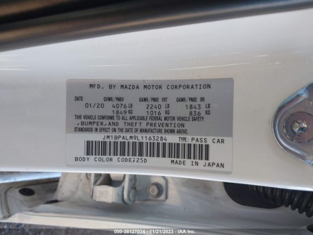 Photo 8 VIN: JM1BPALM9L1163284 - MAZDA MAZDA3 