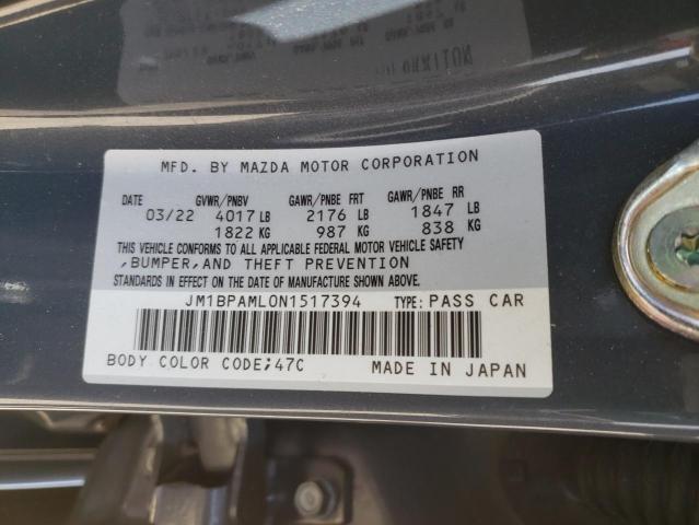 Photo 12 VIN: JM1BPAML0N1517394 - MAZDA 3 PREMIUM 