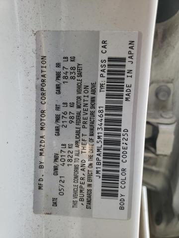 Photo 11 VIN: JM1BPAML5M1344681 - MAZDA 3 PREMIUM 