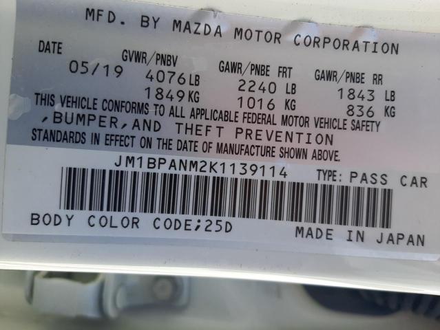 Photo 9 VIN: JM1BPANM2K1139114 - MAZDA 3 PREMIUM 