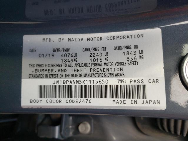 Photo 9 VIN: JM1BPANM5K1115650 - MAZDA 3 PREMIUM 