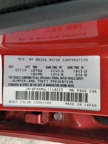 Photo 12 VIN: JM1BPANM6L1148223 - MAZDA 3 PREMIUM 