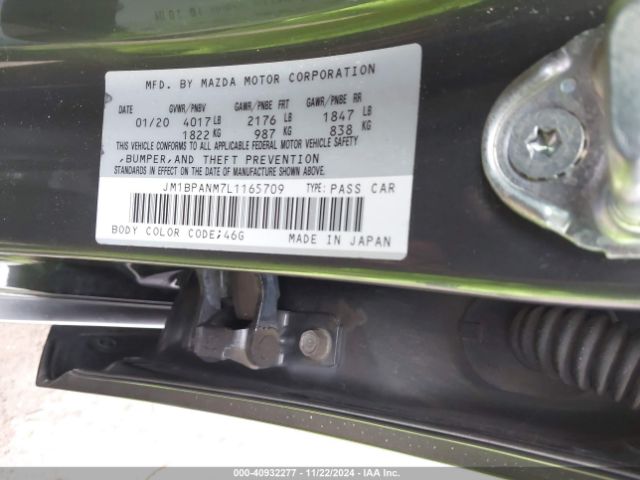 Photo 8 VIN: JM1BPANM7L1165709 - MAZDA MAZDA3 